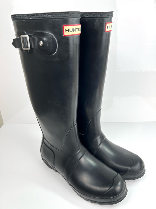 Hunter Shoes - Hunter Black Tall Gloss Rain Boots